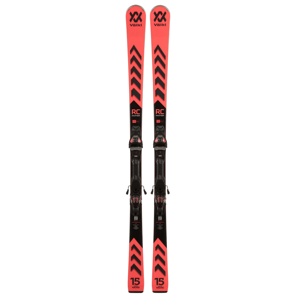 SKI RACETIGER RC RED + VMOTION 10 GW BLK