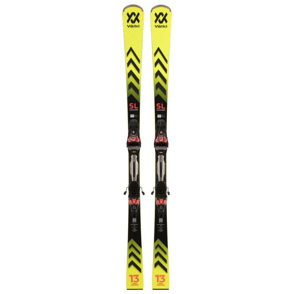 VOLKL SKI RACETIGER SL + RMOTION3 12 GW BLK/RED - Easy Gliss