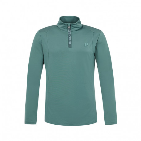 PULL WILL 1/4 ZIP TOP ATLANTIC GREEN