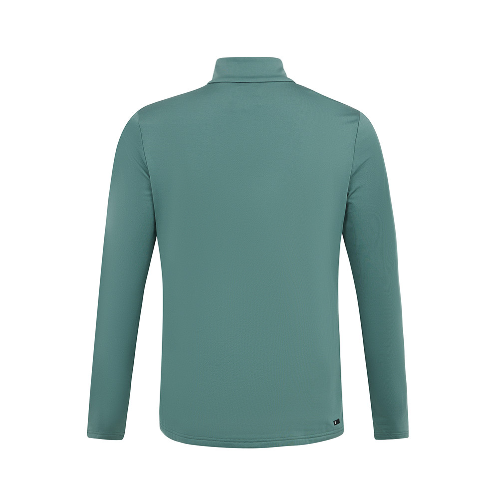 PULL WILL 1/4 ZIP TOP ATLANTIC GREEN