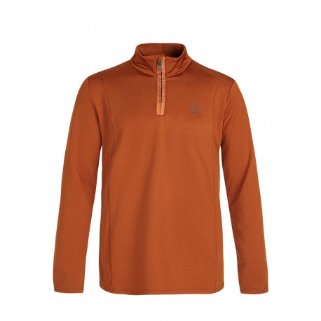 PULL WILL 1/4 ZIP TOP UMBERORANGE