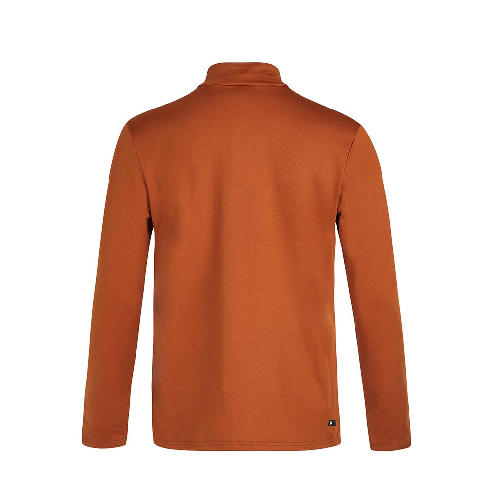 PULL WILL 1/4 ZIP TOP UMBERORANGE