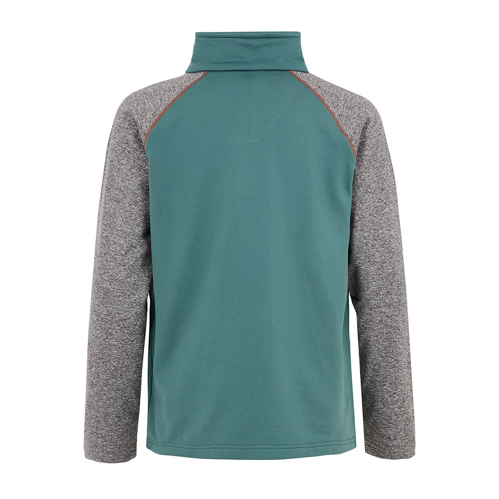 PULL PRTSKIP JR 1/4 ZIP TOP ATLANTIC GREEN