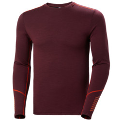 SWEATER LIFA MERINO MIDWEIGHT CREW HICKORY