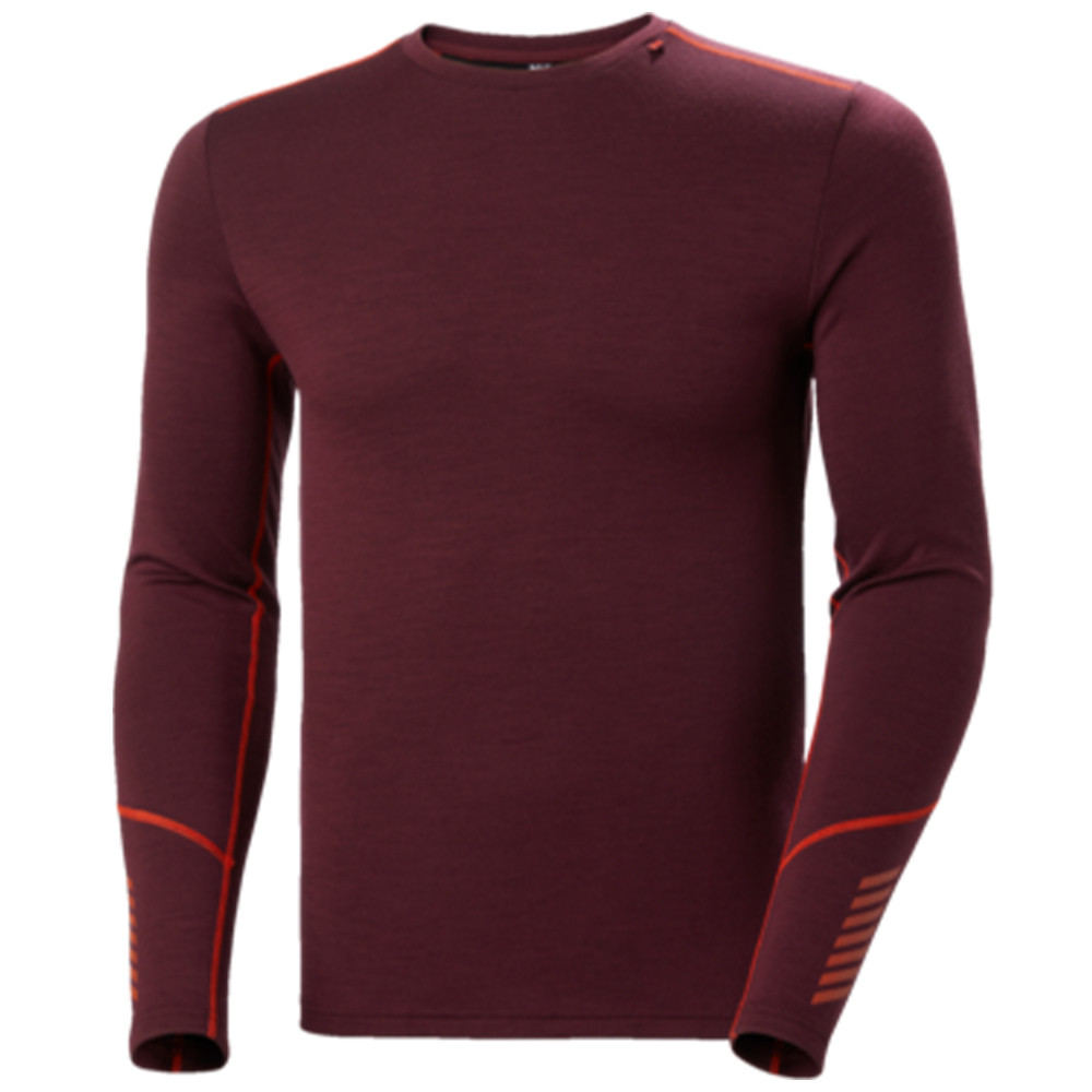 MAGLIONE LIFA MERINO MIDWEIGHT CREW HICKORY