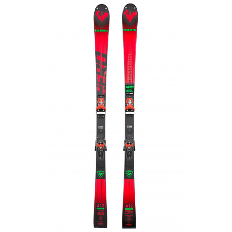 SKI HERO FIS SL FAC 165 R22 + SPX 15 ROCKERACE HOT RED