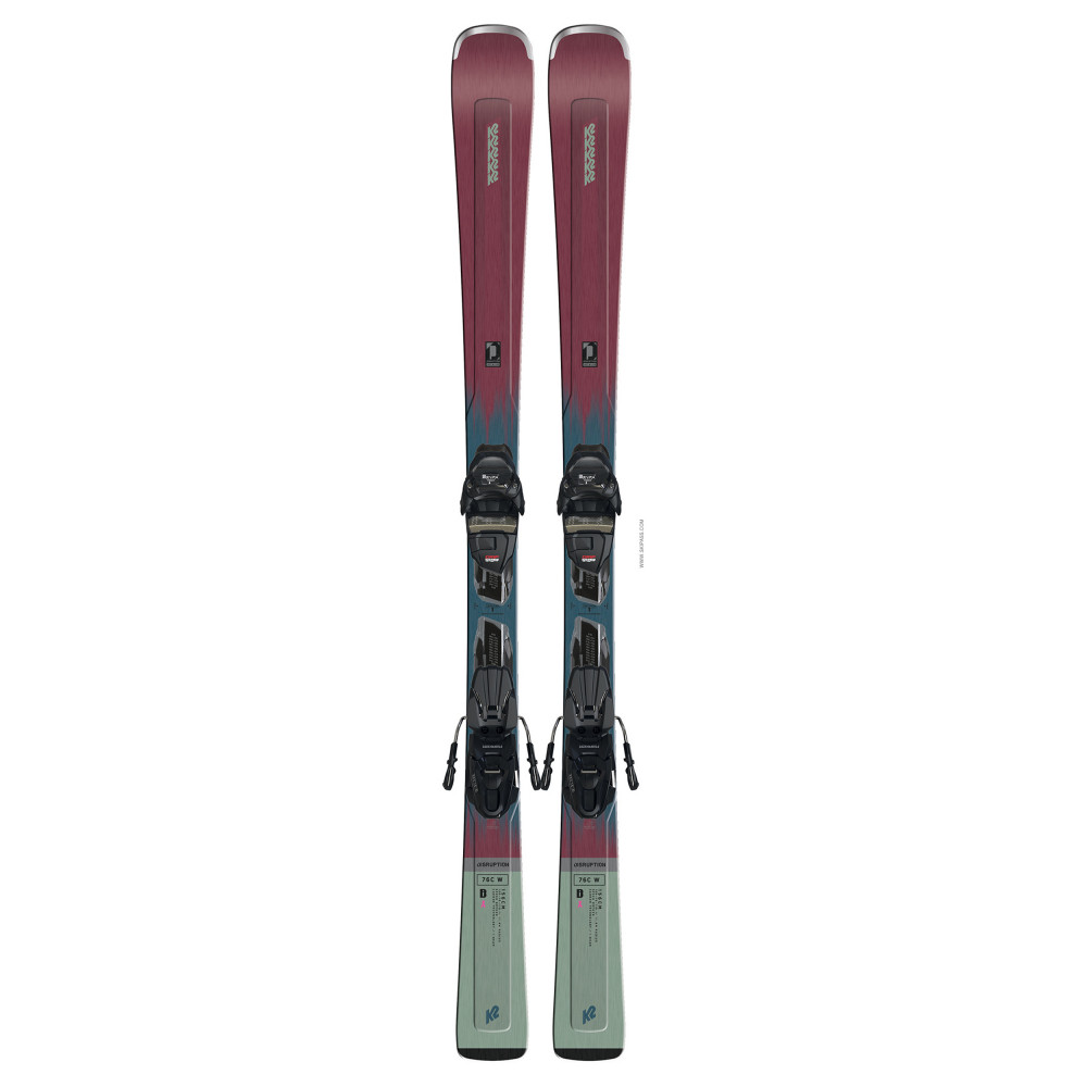 SKI DISRUPTION 76C W - ER3 10 COMPACT QUIKCLIK BLACK ANTHRACITE SET