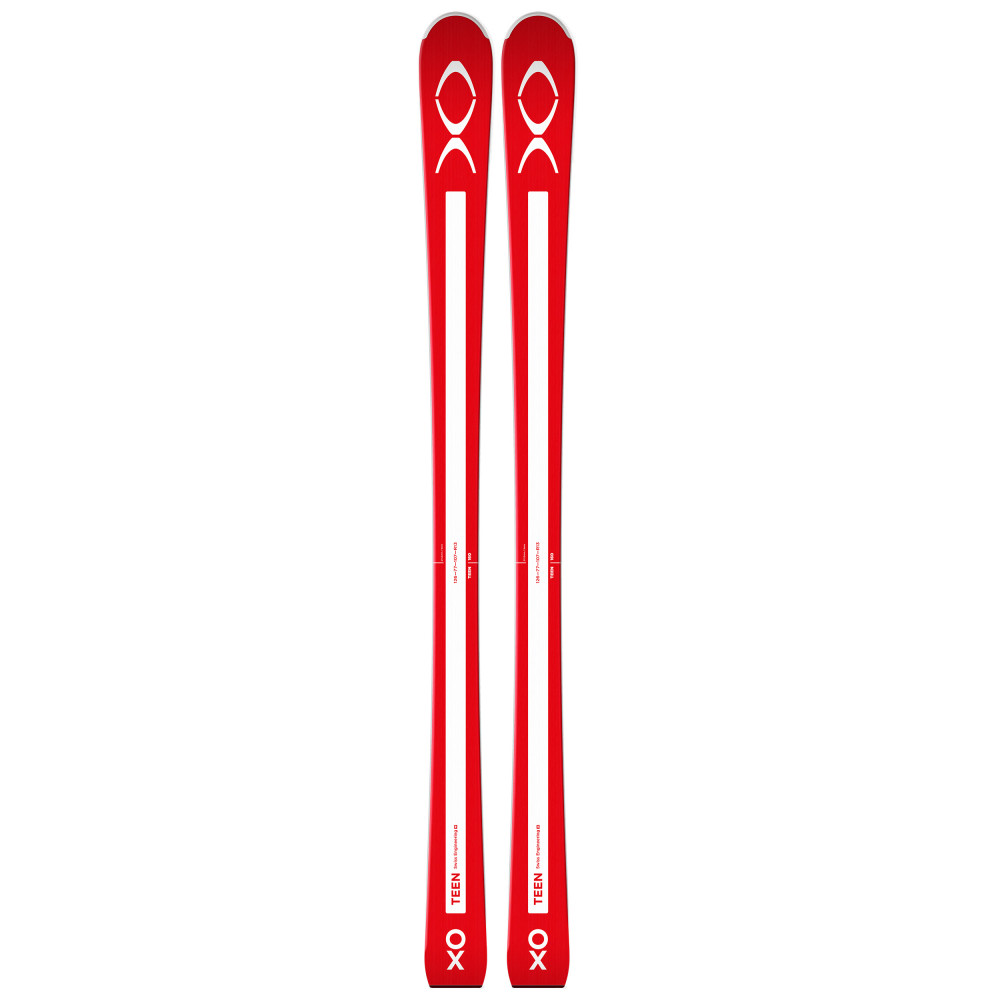 ESQUÍ XO TEEN L RED WHITE + FIJACIONES DE ESQUÍ ROSSIGNOL NX JR 7 B93 BLACK