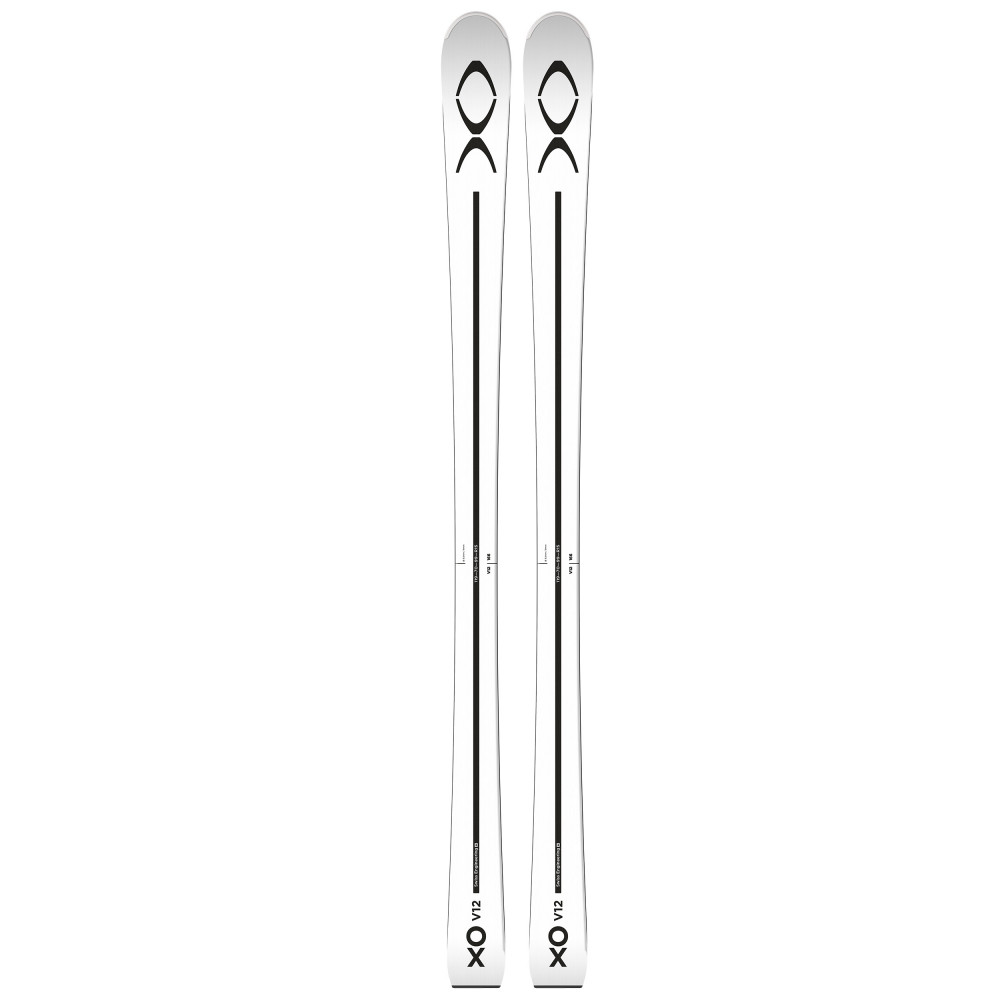 SKI XO V12 L WHITE BLACK + BINDUNGEN MARKER SQUIRE 11 ID 90MM WHITE