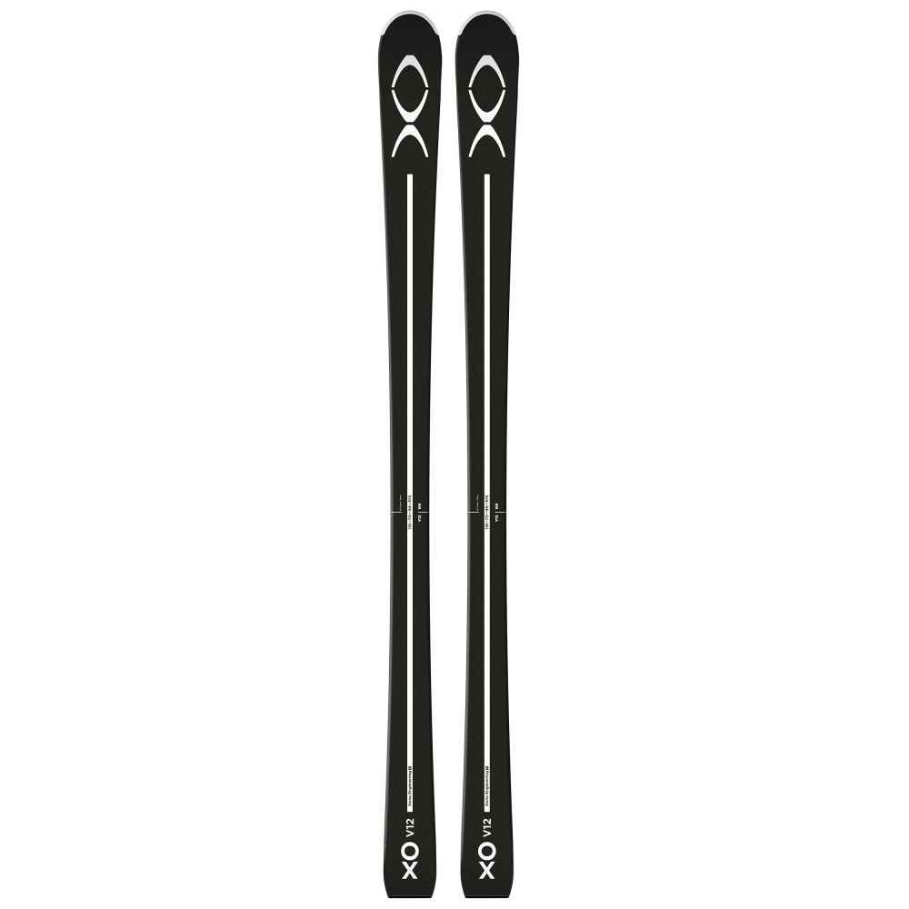 SKI XO V12 L BLACK WHITE + BINDINGS MARKER SQUIRE 11 ID 90MM WHITE