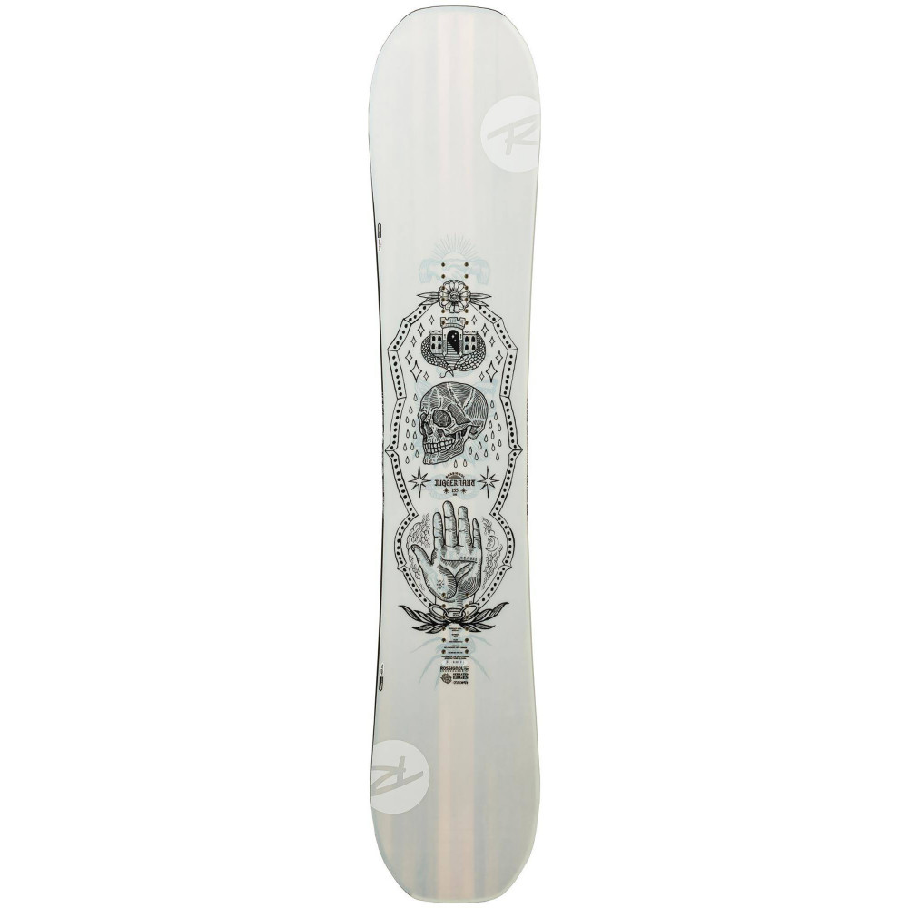 SNOWBOARD JUGGERNAUT + FIXATIONS K2 SONIC OFF WHITE - Taille: L (40.5-46)