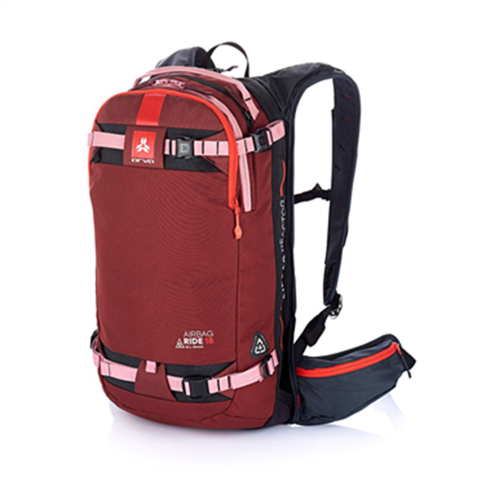 RIDE 18 AIRBAG BURGUNDY BACKPACK