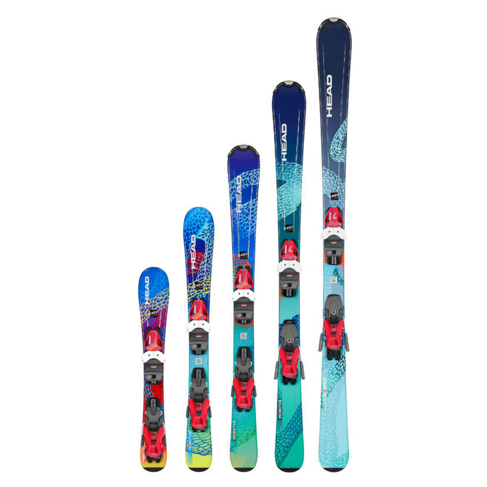 SKI MONSTER EASY JRS + FIXATIONS JRS 4.5 GW CA