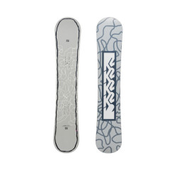 SNOWBOARD FIRST LITE + FIXATIONS K2 CASSETTE CHARCOAL - Taille: M (36-40)