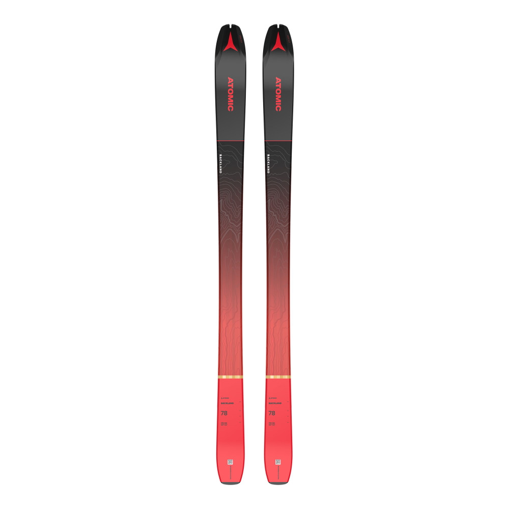 ESQUÍ BACKLAND 78 BLACK/RED + FIJACIONES MARKER ALPINIST 9 BLACK/TURQUOISE