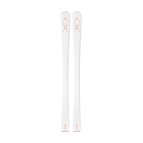 SKI XO 77 V7 WHITE POWDERY PINK + FIXATIONS MARKER SQUIRE 11 ID 90MM WHITE 