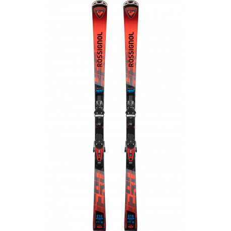 SKI HERO ELITE LT TI + FIXATIONS SPX 12 K GW B80 BLK HOT RED