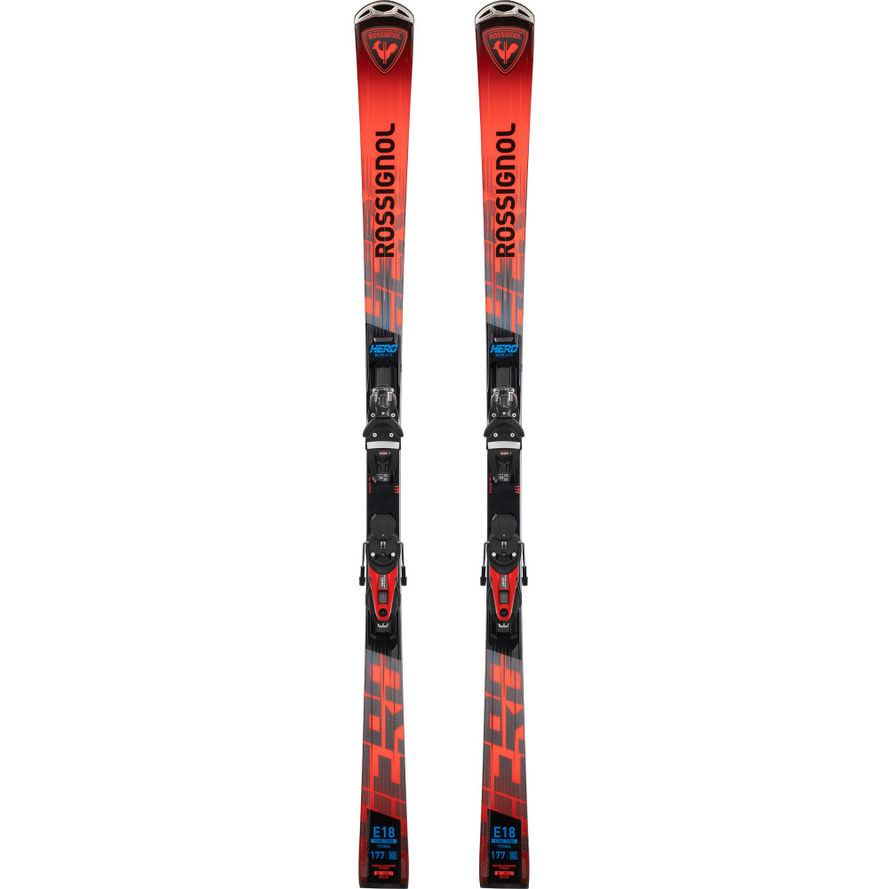 SKI HERO ELITE LT TI + FIXATIONS SPX 12 K GW B80 BLK HOT RED