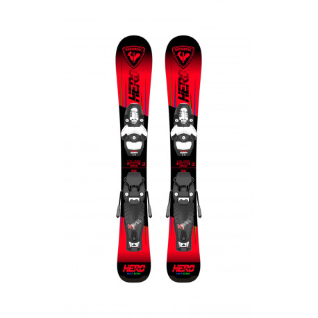 SKI HERO PRO PRE-DRILLED + BINDUNGEN TEAM 4 GW B76 WHITE