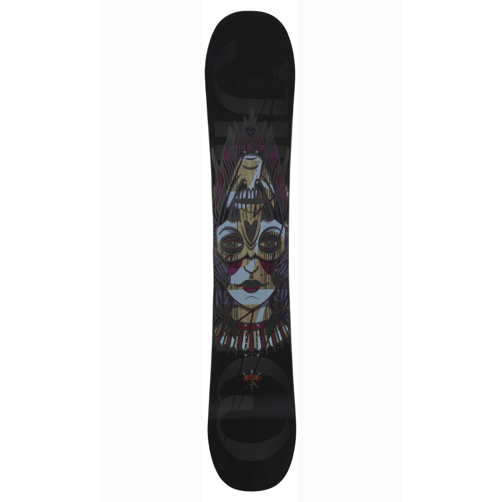 SNOWBOARD JIBSAW + FIXATIONS ROSSIGNOL COBRA BLACK  - Taille: M/L (40.5-48)