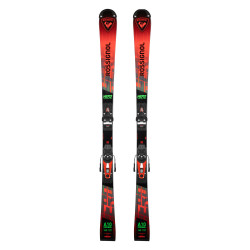 ESQUÍ HERO SL PRO 128-149 R21 PRO + FIJACIONES NX 10 GW B73 BLACK HOT RED