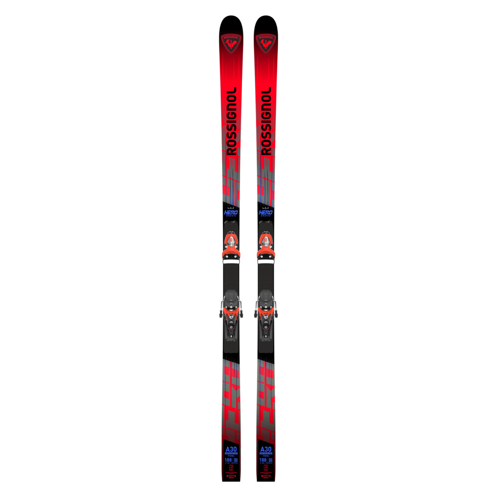 SKI HERO ATHLETE GS 185 R22 + FIXATIONS SPX 15 ROCKERACE HOT RED