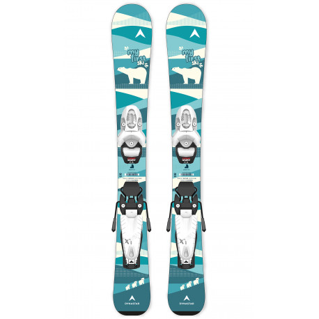 SKI MY FIRST SKI PRE-DRILLED + TEAM 4 GW B76 WHITE SKI MY FIRST SKI PRE-DRILLED + TEAM 4 GW B76 WHITE