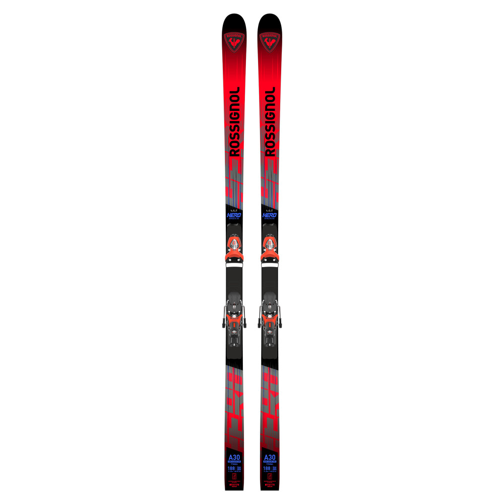 SKI HERO FIS GS FAC 193 R22 + BINDINGS PX 18 WC ROCKERACE HOT RED