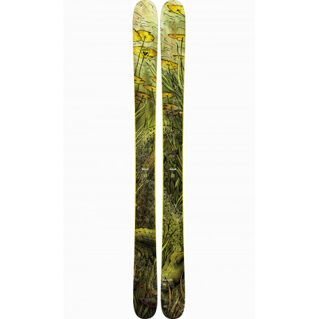 SKI BLACKOPS 118 + BINDINGS LOOK SPX 12 DUAL B120 CONCRETE/YELLOW