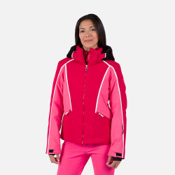 SKIJACKETS W SALUVER FUR JKT RUBY RED