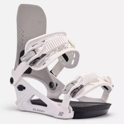 SNOWBOARD BINDINGS ALBANY WHITE GREY