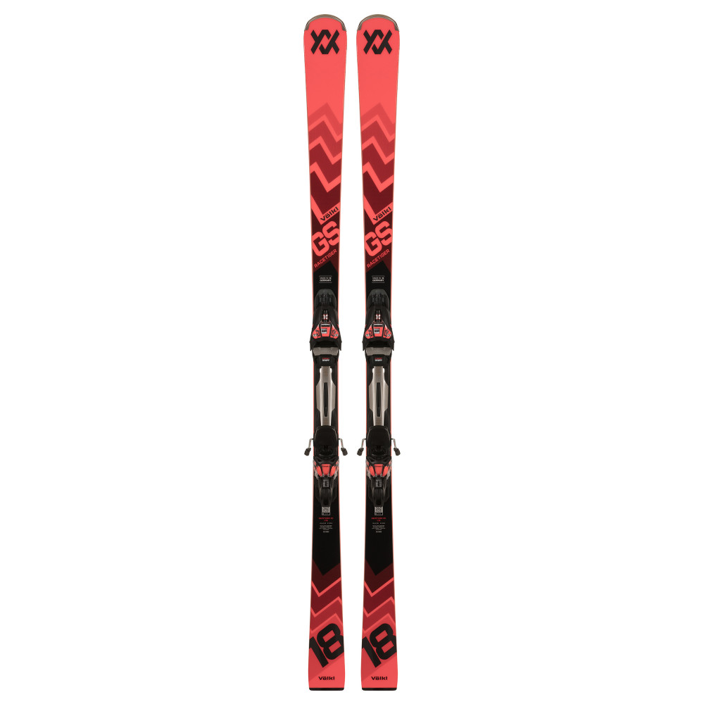 SKI RACETIGER GS + BINDUNGEN RMOTION3 12 GW BLACK RED