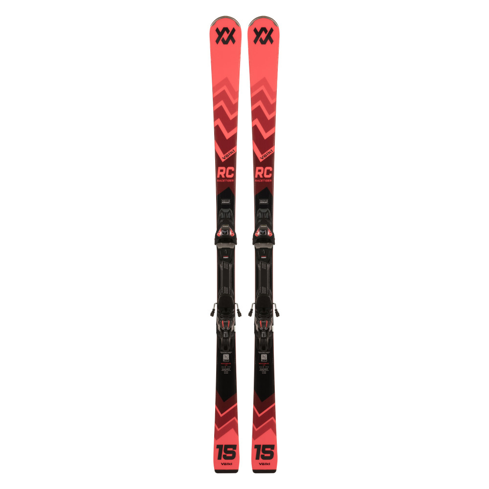 SKI RACETIGER RC RED + BINDUNGEN VMOTION 11 GW BLACK