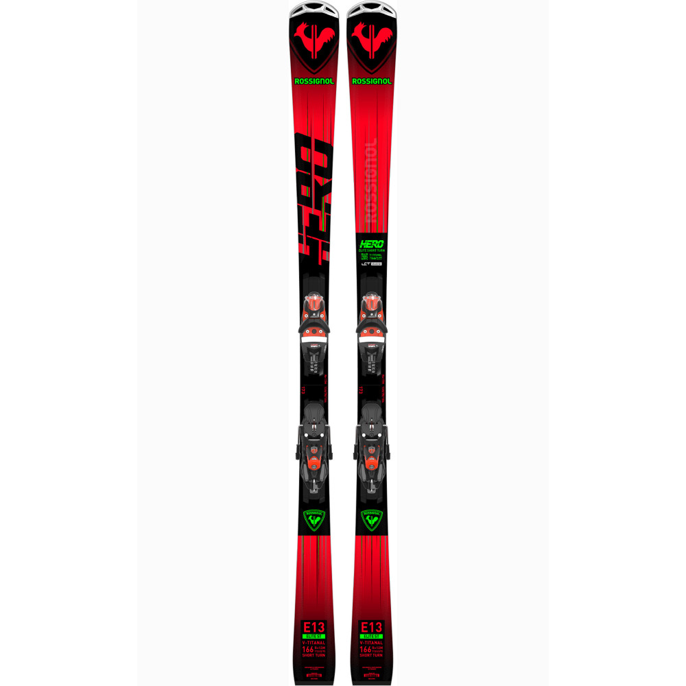 SKI HERO ELITE ST TI + BINDUNGEN SPX 14 K GW B80 BLK HOT RED