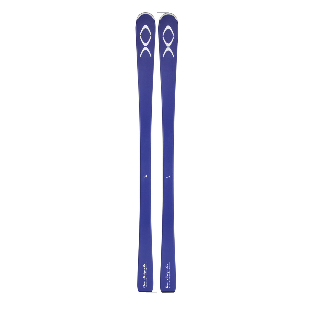 SKI 77 V7 ROYAL BLUE + FIXATIONS MARKER SQUIRE 11 ID 90MM WHITE 