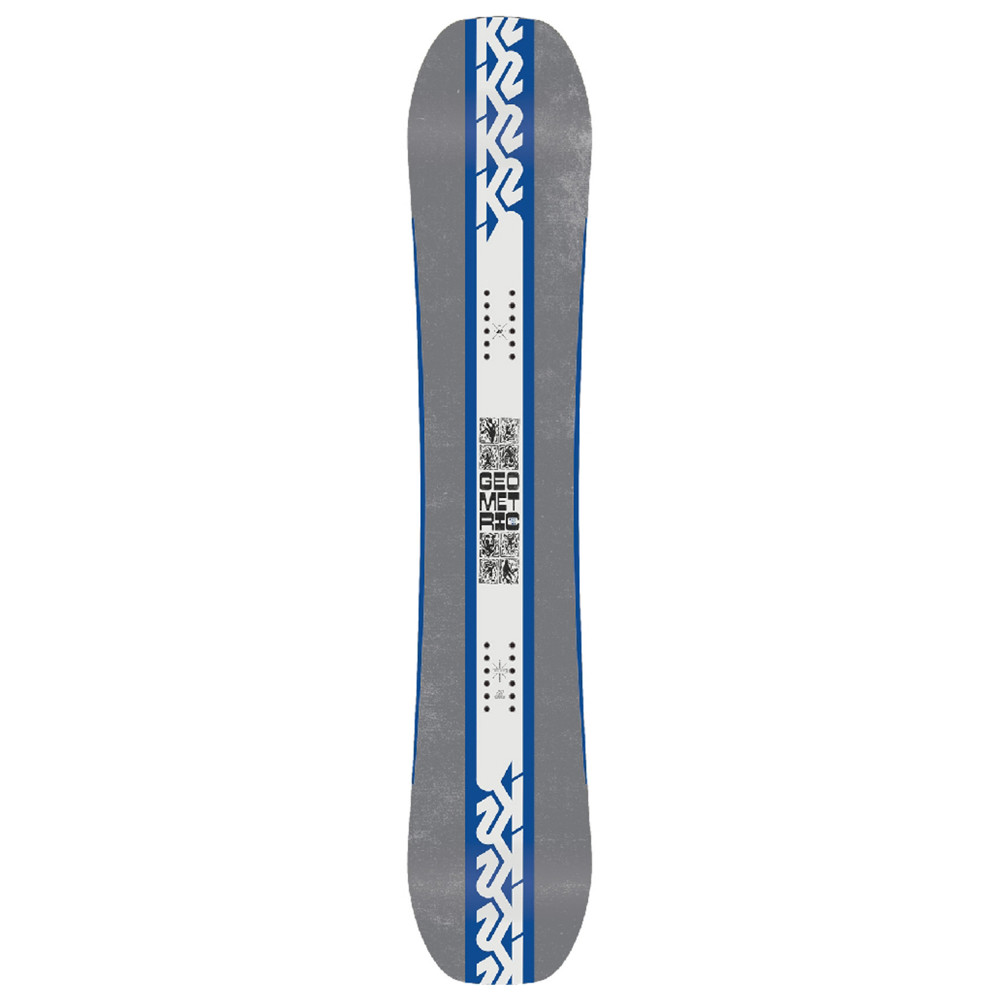 SNOWBOARD GEOMETRIC + ATTACCHI K2 EDITION PRINT SHOP L 