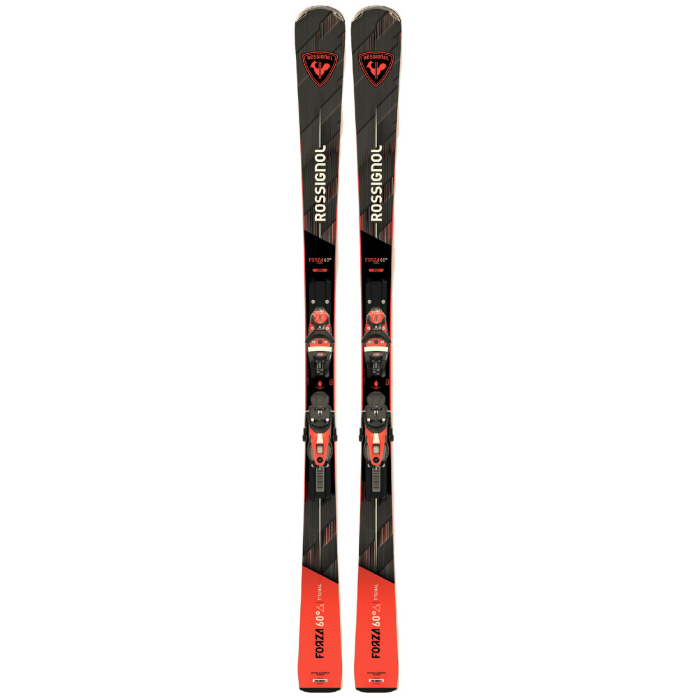 SKI FORZA 60° TI + NX 12 KONECT GW B80 BK HOT RED