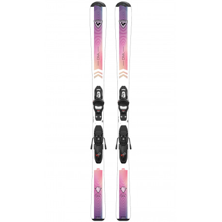 ESQUI DIVA JR 100-140 + KID 4 GW B76 WHITE