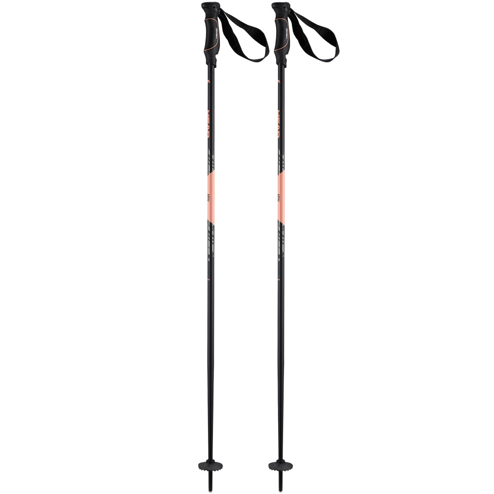 BASTONES DE ESQUÍ JOY BLACK METALLIC ROSE
