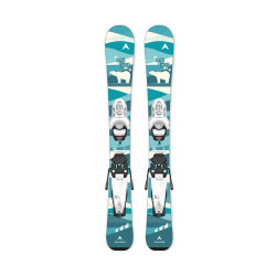 SKI MY FIRST SKI PRE-DRILLED + TEAM 4 GW B76 BLACK
