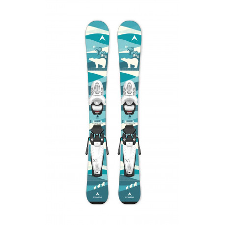 SKI MY FIRST SKI PRE-DRILLED + TEAM 4 GW B76 BLACK