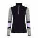 SUETER PRT NYNKE 1/4 ZIP TOP THISTLE PURPLE