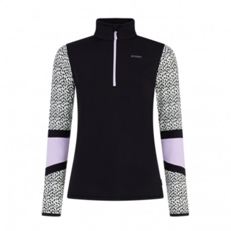 PULLOVER PRT NYNKE 1/4 ZIP TOP THISTLE PURPLE