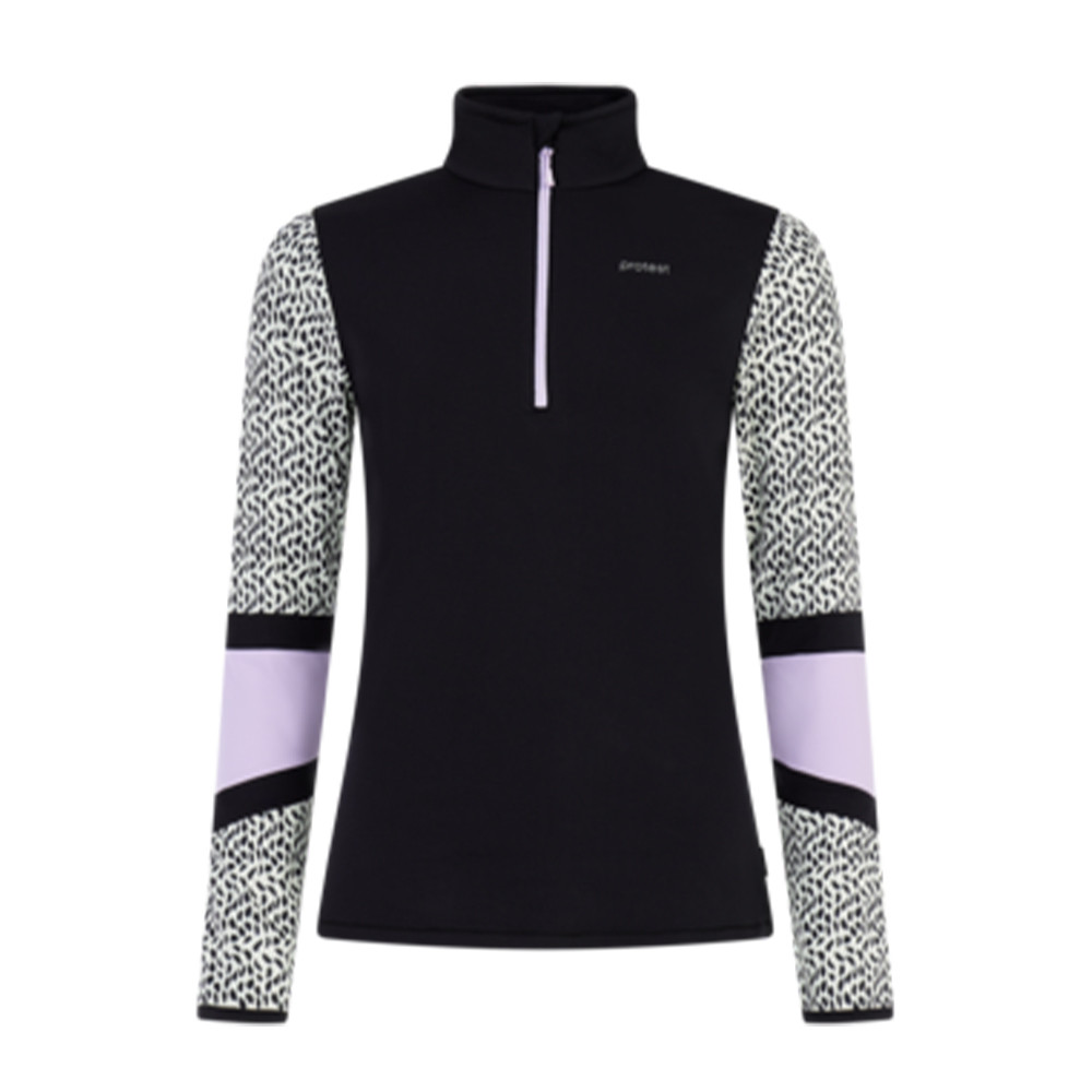PULLOVER PRT NYNKE 1/4 ZIP TOP THISTLE PURPLE