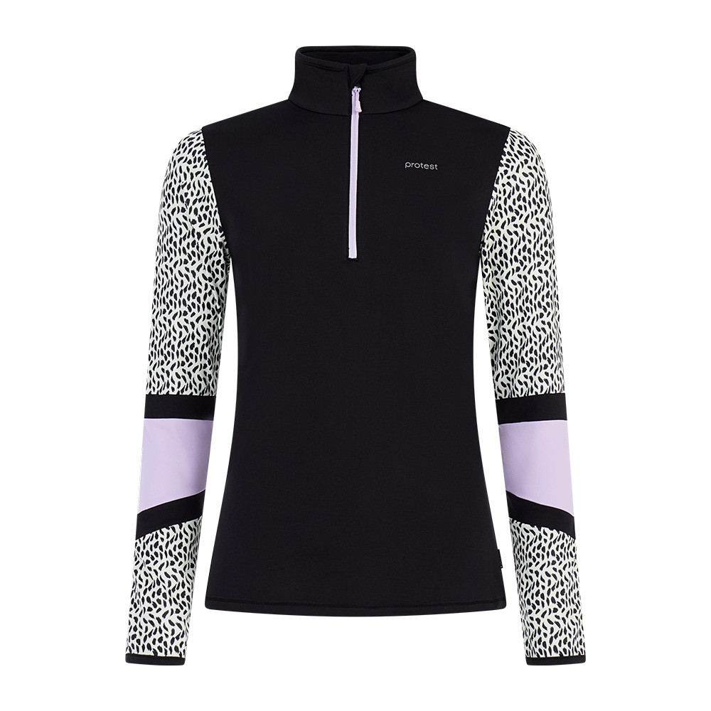 PULLOVER PRT NYNKE 1/4 ZIP TOP THISTLE PURPLE
