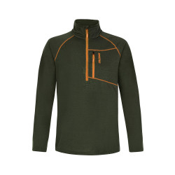 PULL PRT REKODY 1/4 ZIP TOP KALE GREEN