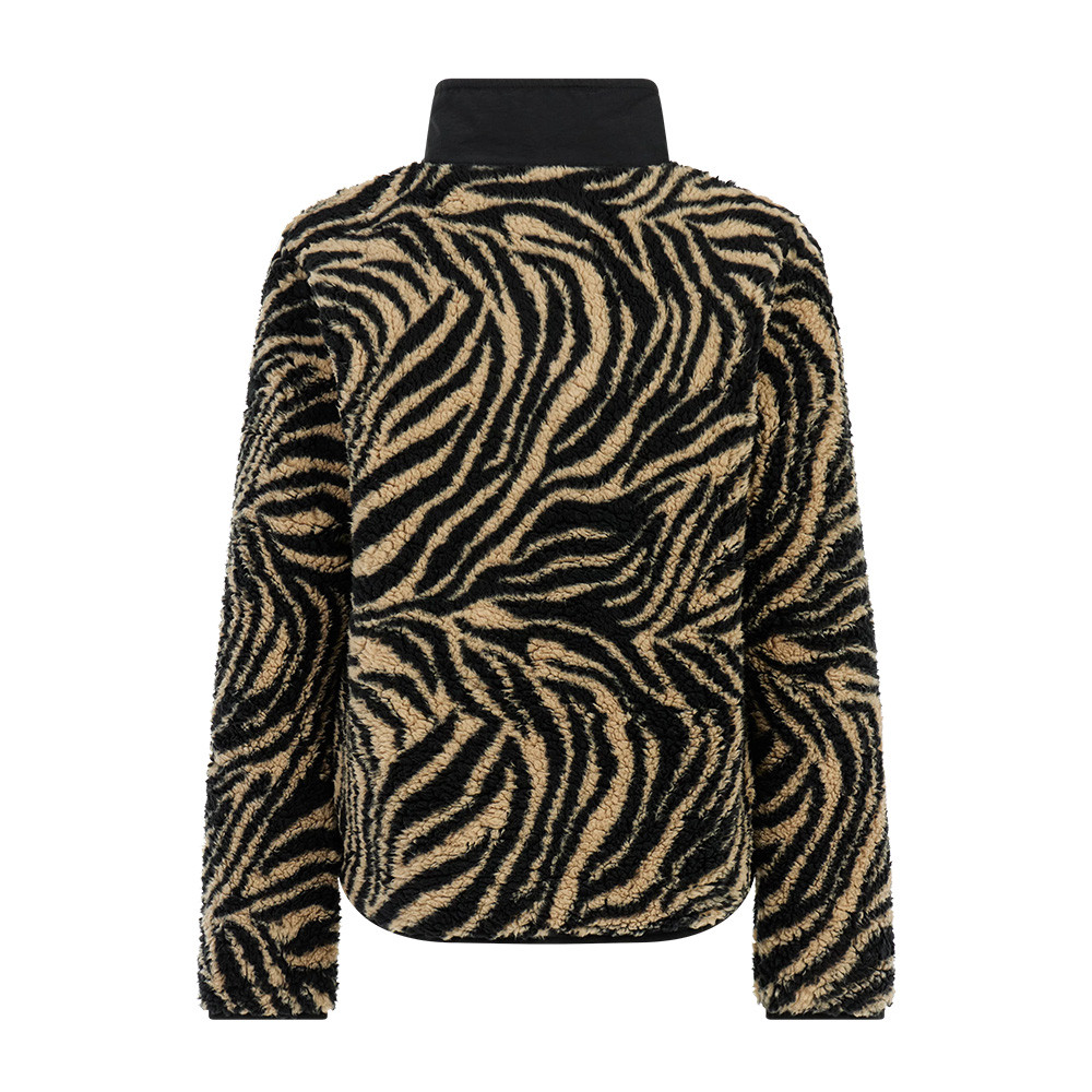 PULLOVER PRT DENICA JR 1/4 ZIP TOP BAMBOO BEIGE