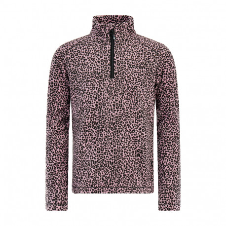 PULL PRT REMISSY JR 1/4 ZIP TOP VINTAGE PINK