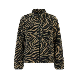 JACKET PRT ADELE FULL ZIP TOP BAMBOO BEIGE