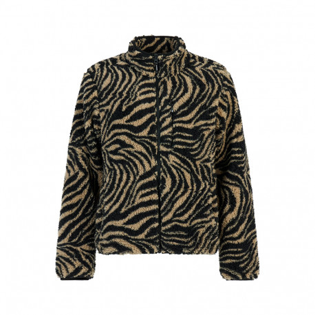 JACKE PRT ADELE FULL ZIP TOP BAMBOO BEIGE
